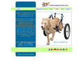 Voiturette pour chiens handicapés